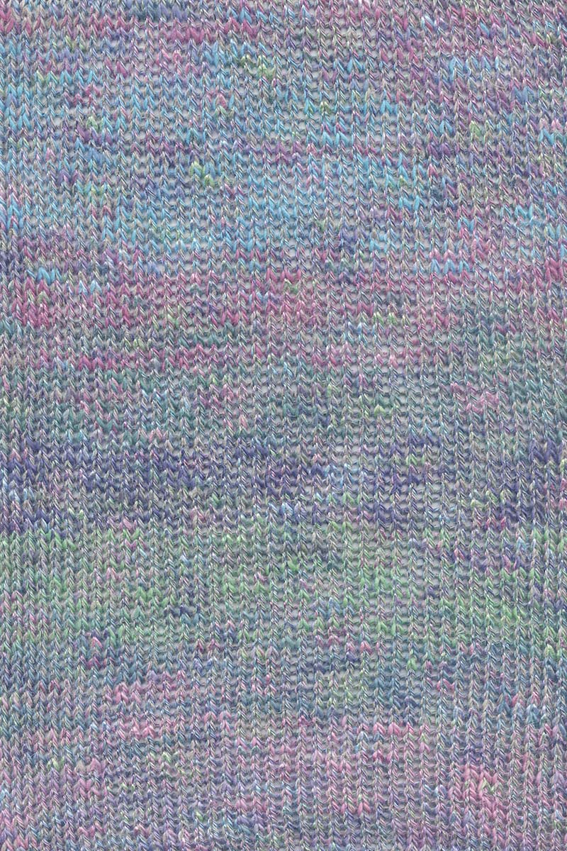 Lang Yarns Linello – 100g / 280m – Eggplant/Rose/Green (0303) – detail