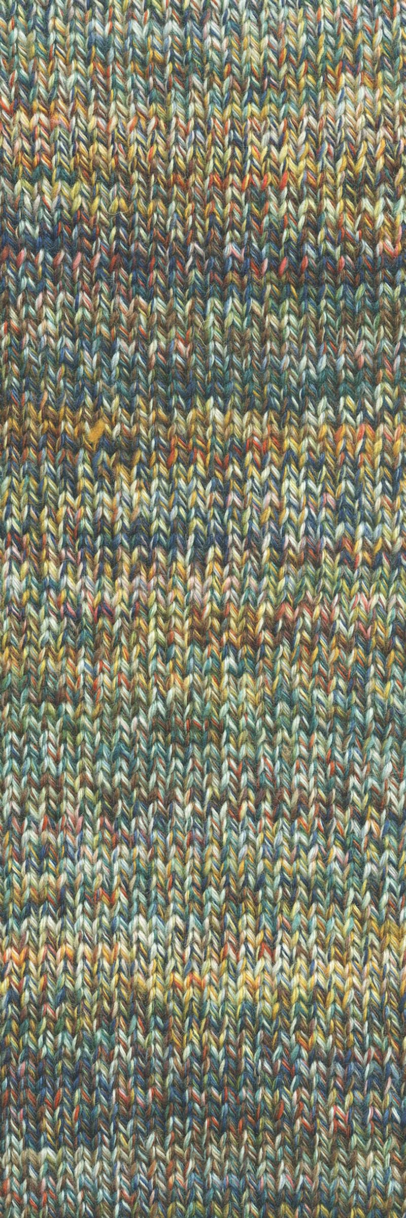 Lang Yarns Move 4-ply – 100g / 400m – Navy/Petrol/Dark Yellow/Choco (0021) – detail