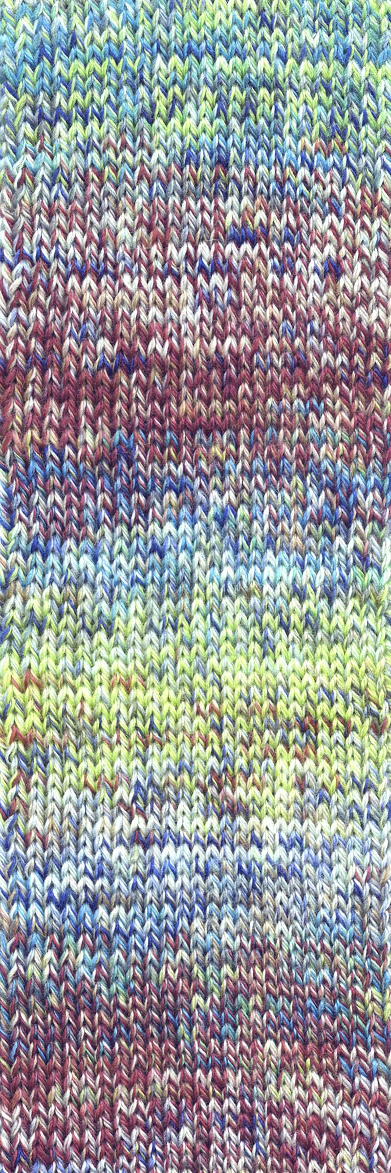 Lang Yarns Move 4-ply – 100g / 400m – Turquoise/Bordeaux/Sage/Green (0022) – detail