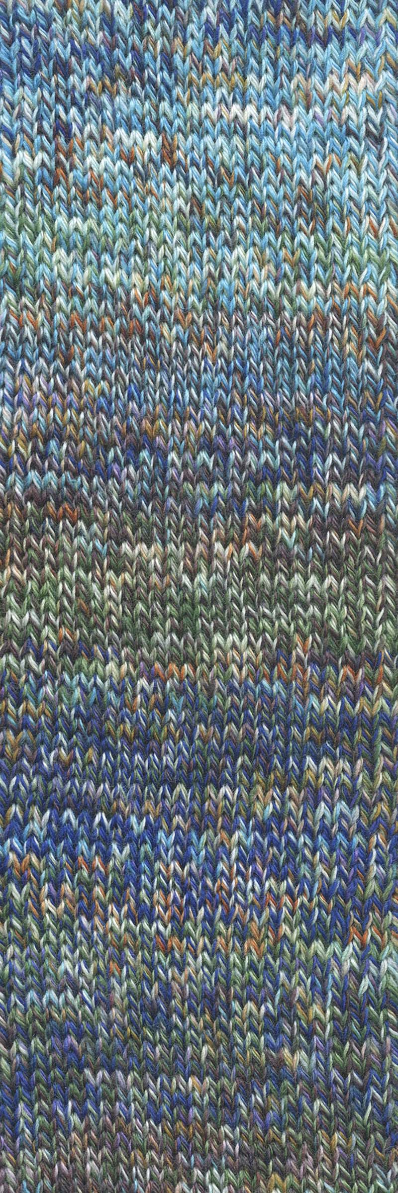 Lang Yarns Move 4-ply – 100g / 400m – Royal/Turquoise/Green/Eggplant (0024) – detail