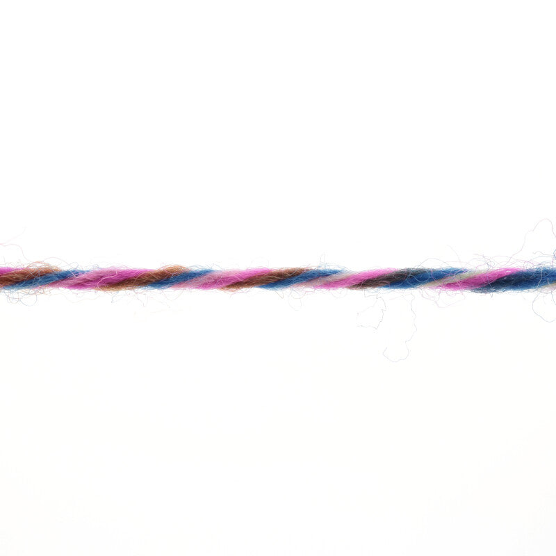 Lang Yarns Move 4-ply – 100g / 400m – Hotpink/Green/Royal/Orange (0025) – yarn texture