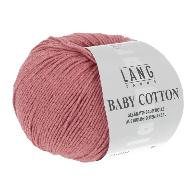 Lang Yarns Baby Cotton – 50g / 180m – Dusky Pink (0048)