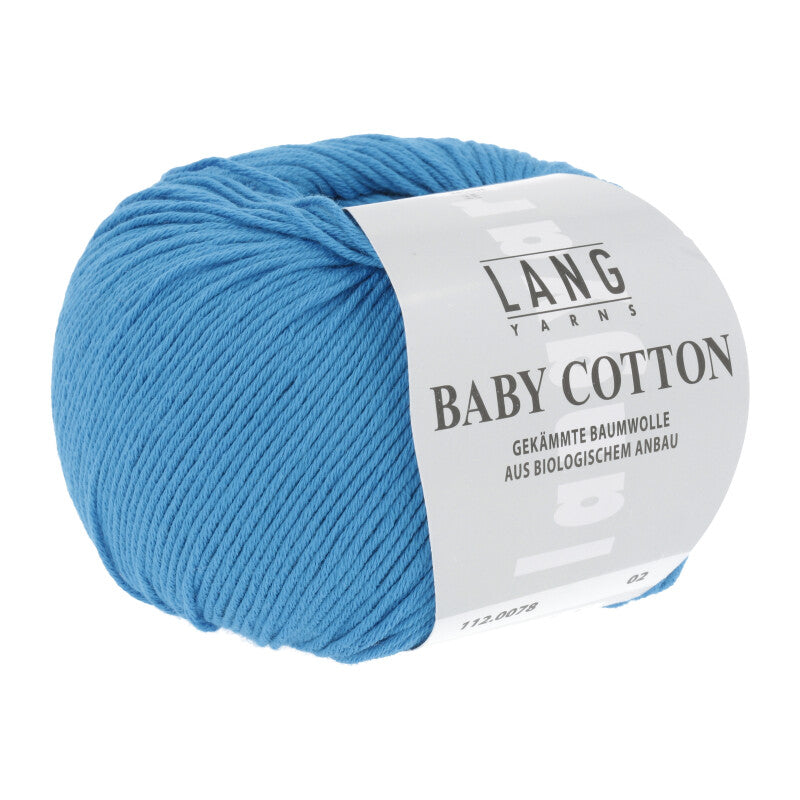 Lang Yarns Baby Cotton – 50g / 180m – Turquoise (0078)