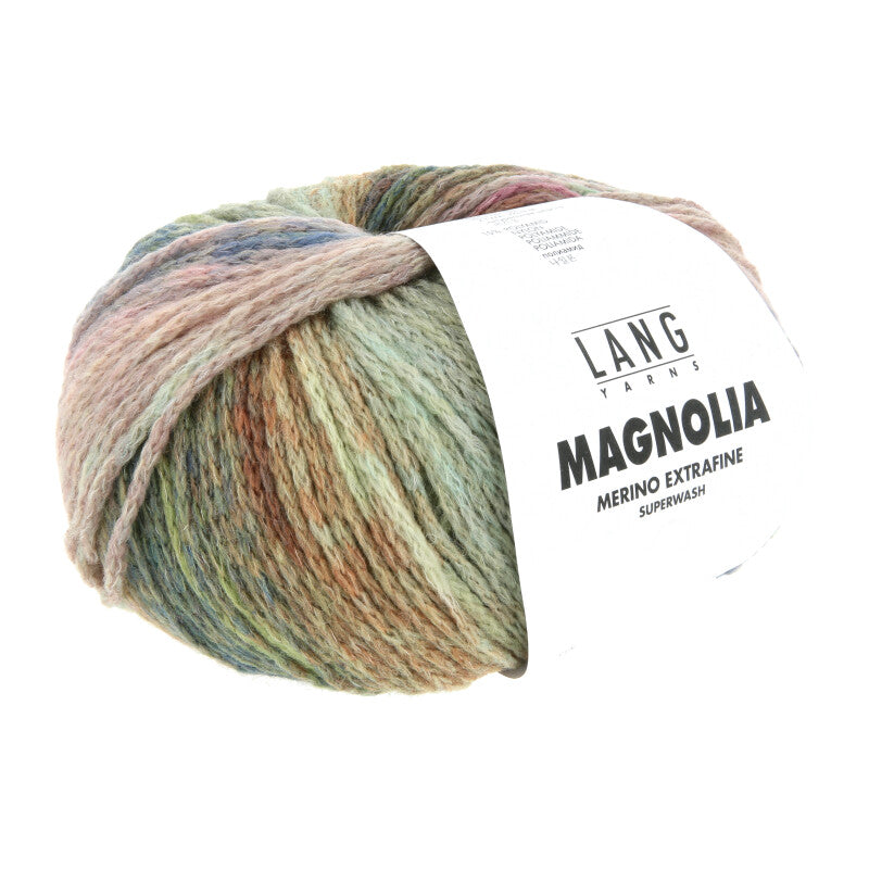 Lang Yarns Magnolia – 100g / 250m – Olive/Navy/Brown (0016)