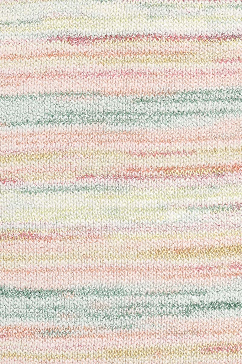 Lang Yarns Fiesta yarn, Dark Green/Orange/Yellow/Rose, colour 0010, alternate product photograph