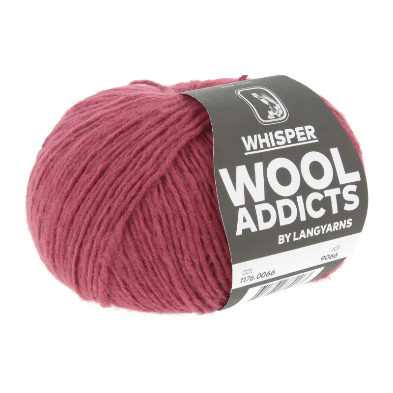 Lang Yarns Whisper – 50g / 125m – Berry (0066)