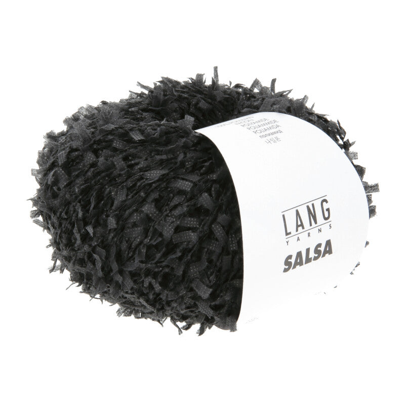 Lang Yarns Salsa – 25g / 120m – Black (0004)