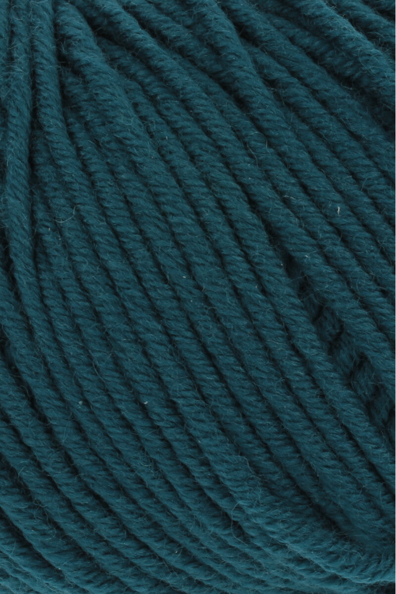Lang Yarns Merino+ – 50g / 90m – Dark Petrol (0088) – detail