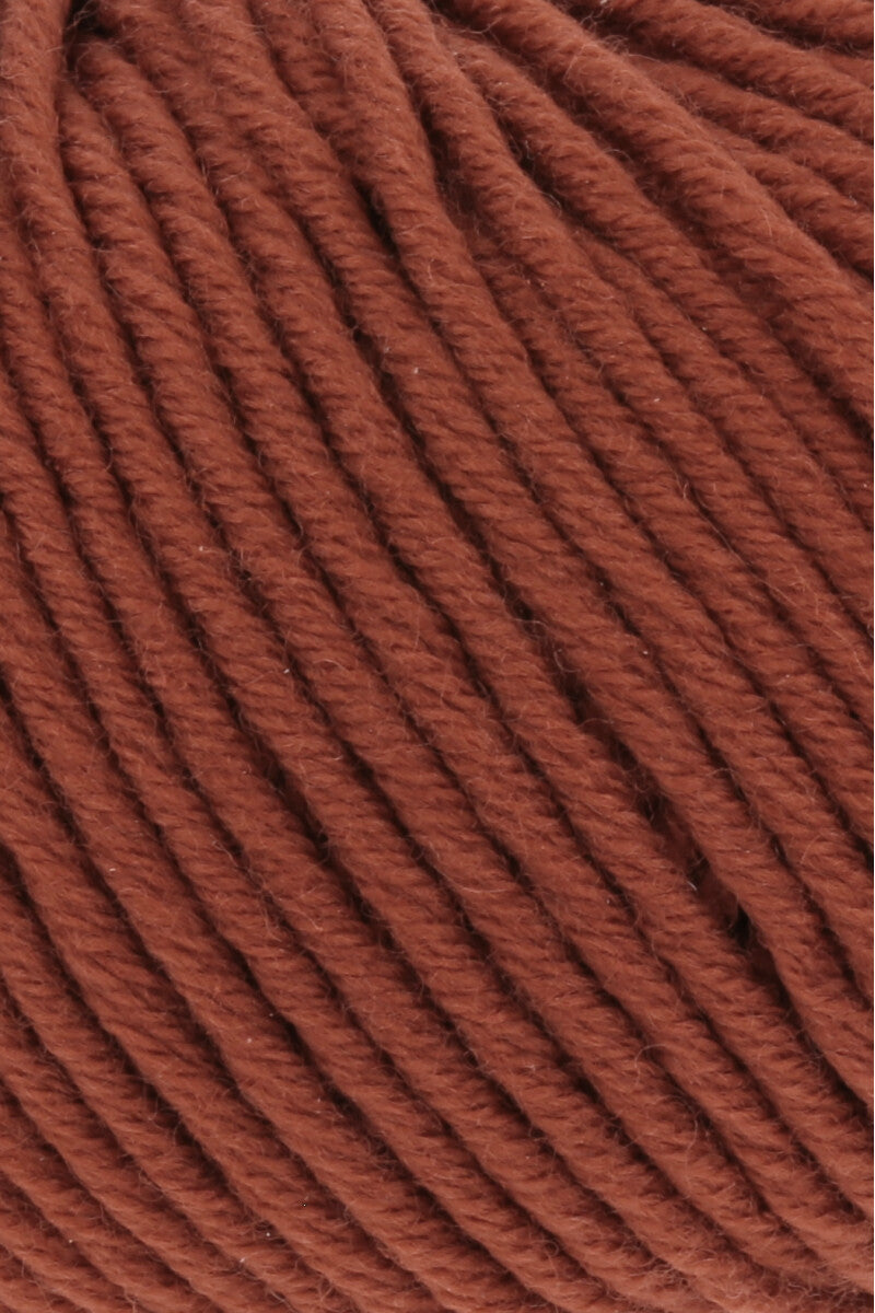 Lang Yarns Merino+ – 50g / 90m – Brick (0187) – detail