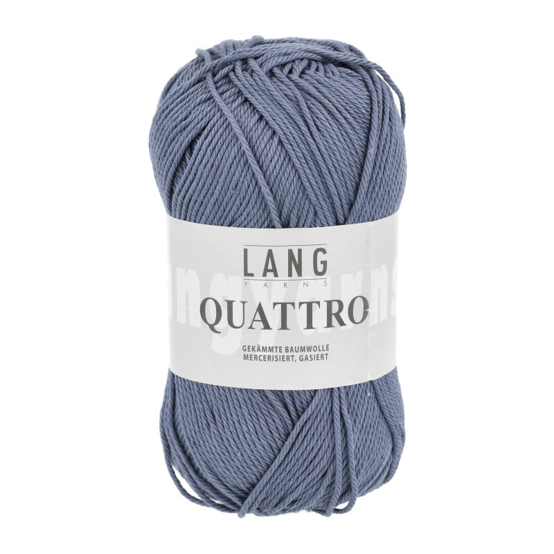 Lang Yarns Quattro – 50g / 120m – Dark Jeans (0034)
