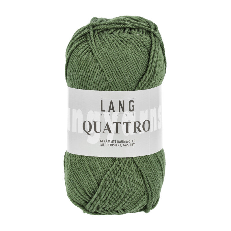 Lang Yarns Quattro – 50g / 120m – Olive (0097)