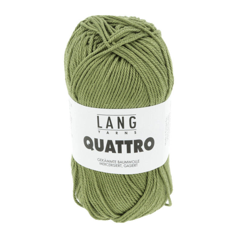 Lang Yarns Quattro – 50g / 120m – Moss (0316) – B view