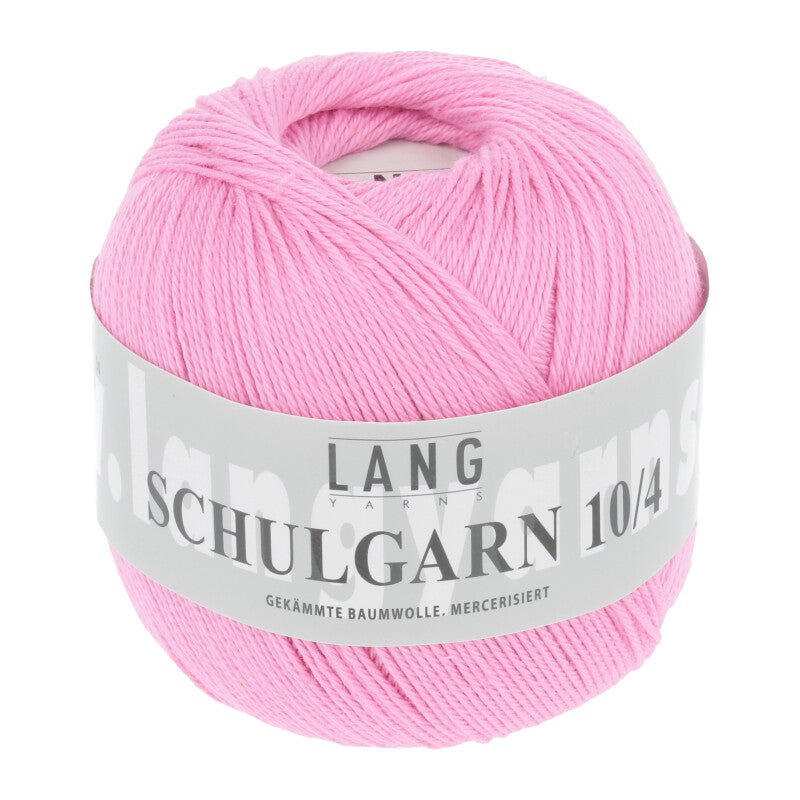 Lang Yarns Schulgarn 10/4 – 100% cotton yarn, 50g/160m – Cyclamen (0085)