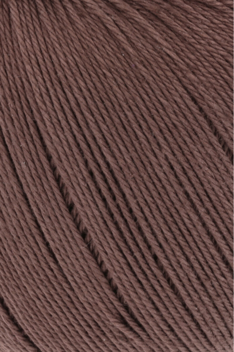 Lang Yarns Schulgarn 10/4 – 100% cotton yarn, 50g/160m – Brown (0095) – detail