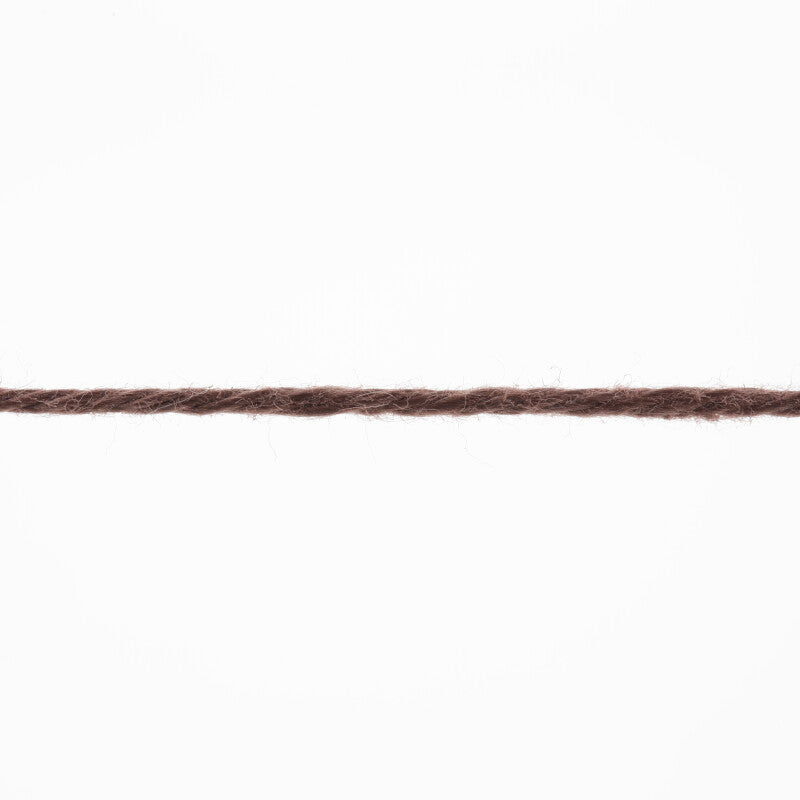 Lang Yarns Schulgarn 10/4 – 100% cotton yarn, 50g/160m – Brown (0095) – yarn texture