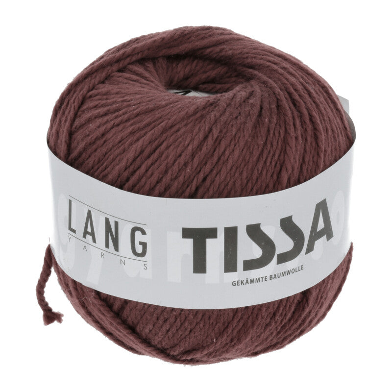 Lang Yarns Tissa – 50g / 80m – Burgundy (0162)