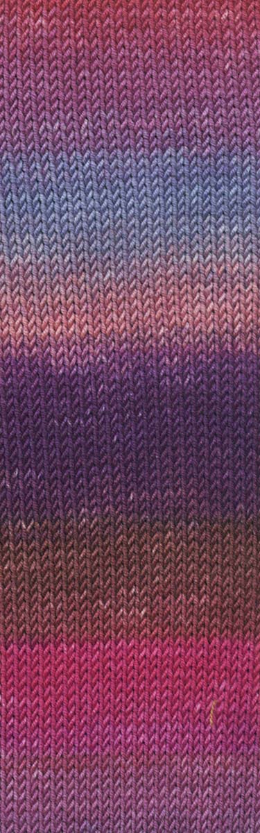Lang Yarns Merino 120 Dégradé – 50g / 120m – Red/Purple (0004) – detail
