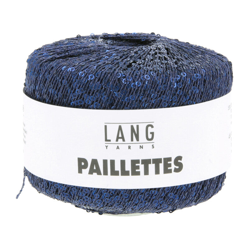 Lang Yarns Paillettes – 25g / 112m – Steel Blue (0010)