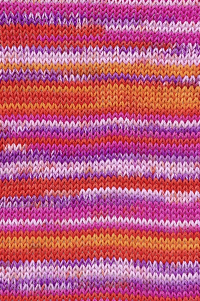 Lang Yarns Handarbeitsgarn Color – Red Printed (0060) – colour texture