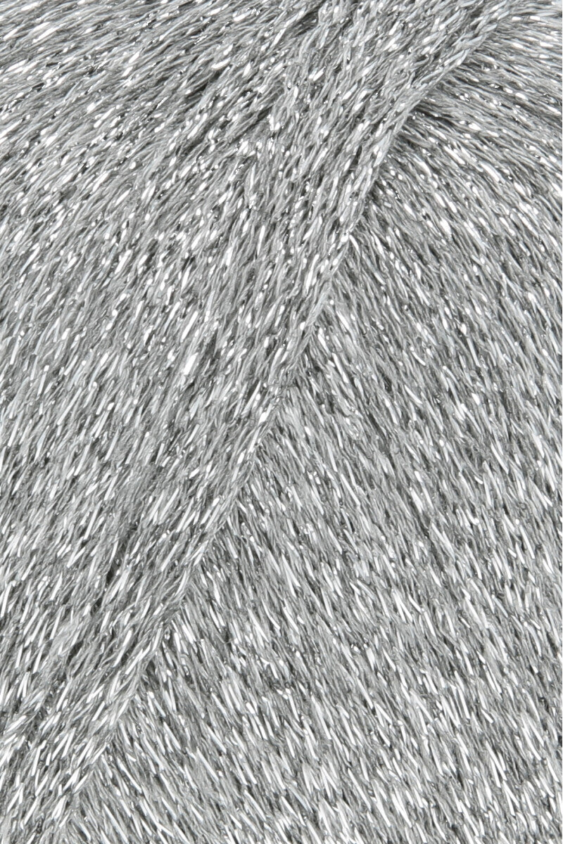 Lang Yarns Lamé Soft – 50g / 190m – Gray (0024) – detail