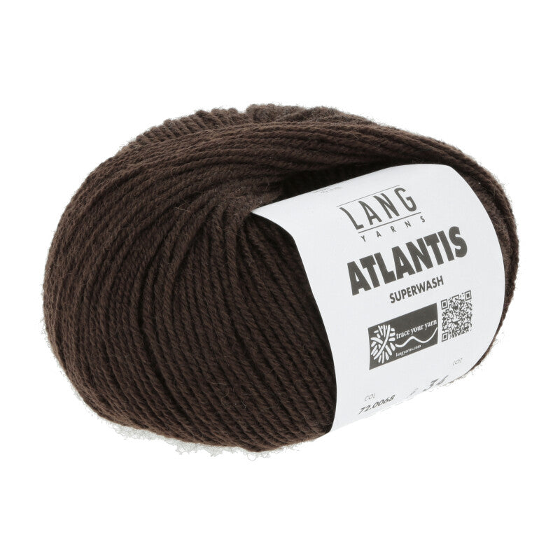 Lang Yarns Atlantis – 50g / 135m – Brown (0068)
