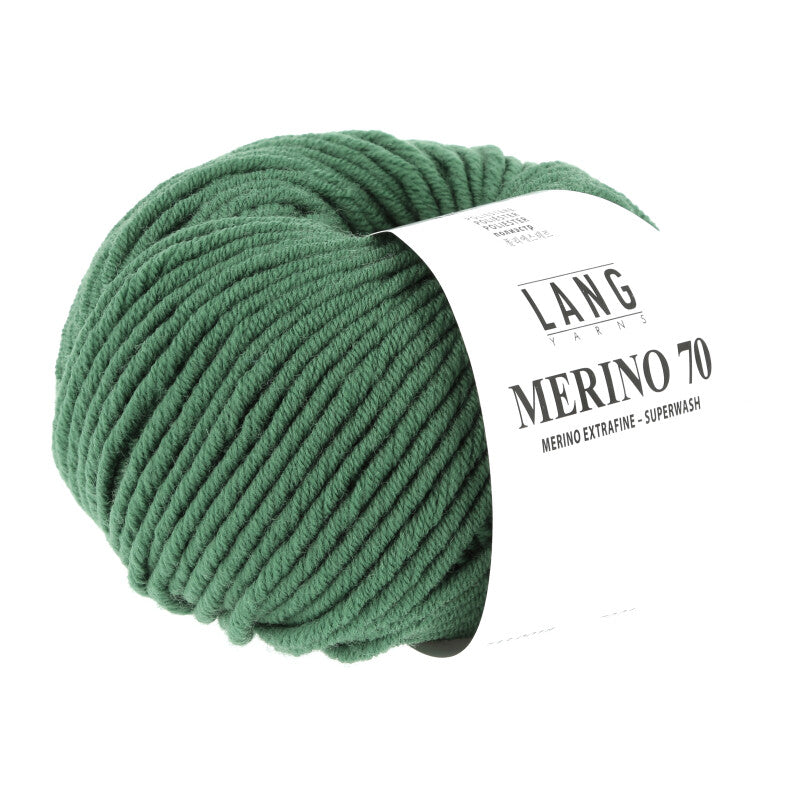Lang Yarns Merino 70 – 50g / 70m – Grassgreen (0018)