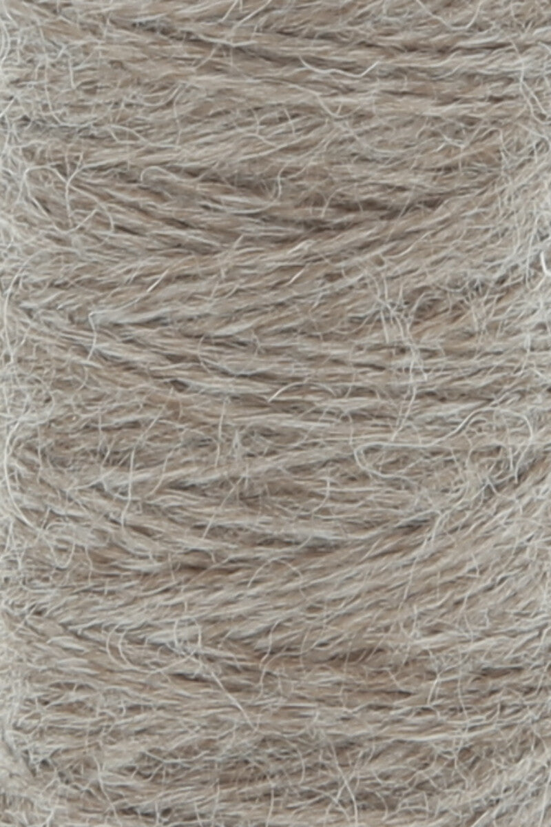 Lang Yarns Jawoll Heel Reinforcement Yarn – 5g / 42m – Light Brown Mélange (0045) – detail