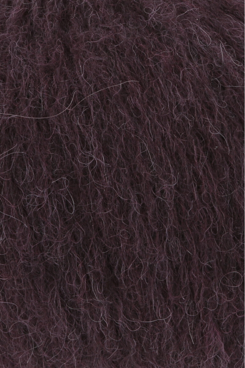Lang Yarns Malou Light – 50g / 190m – Eggplant (0080) – detail