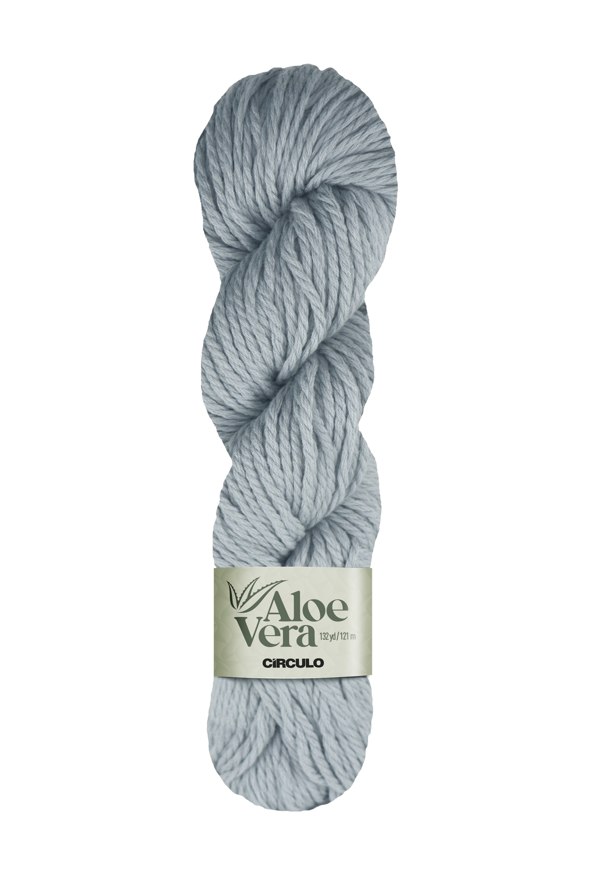 Circulo Aloe Vera Yarn 121m / 100g in grey color