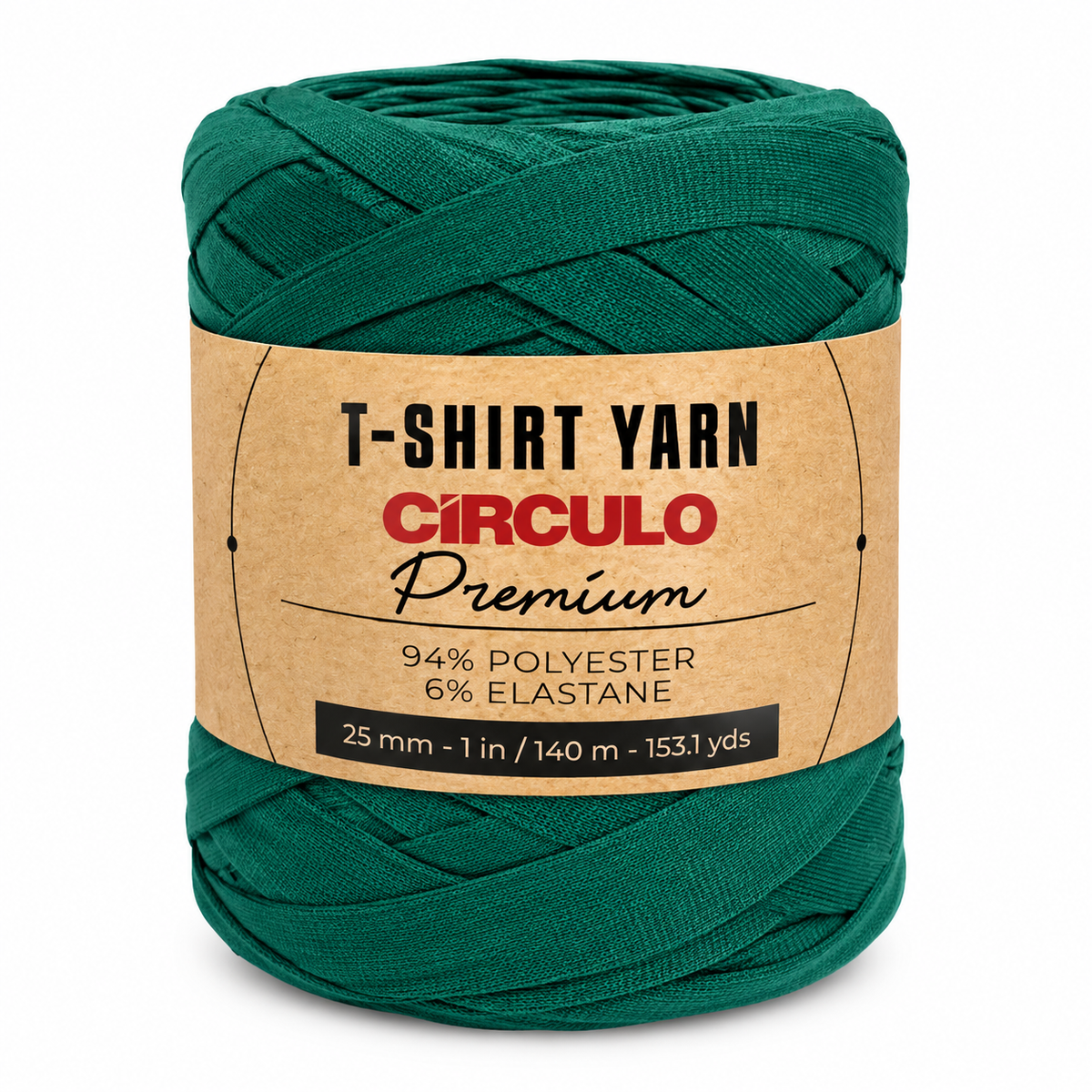 Circulo Premium T-shirt Yarn – debela preja iz mešanice poliestra, 140m / 270g