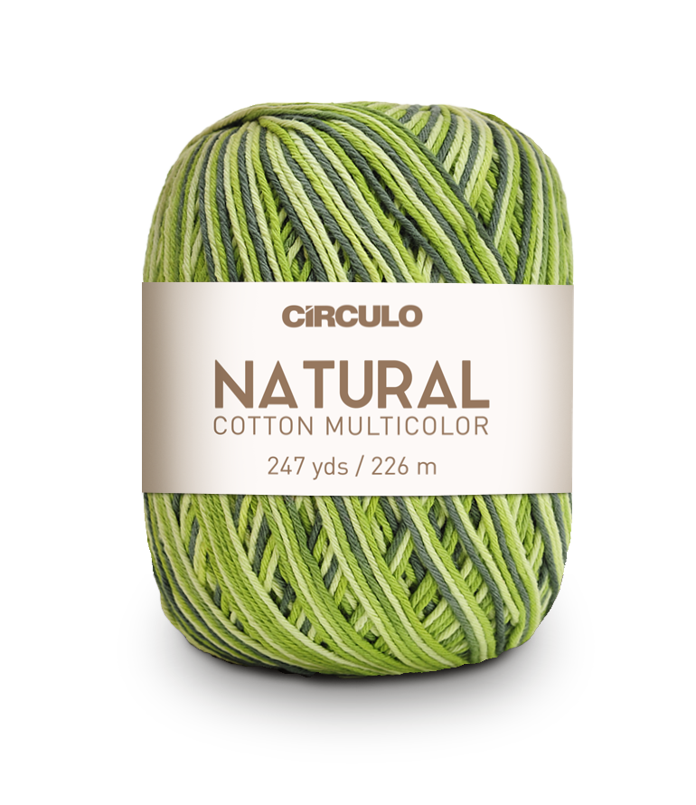 Círculo Natural Cotton Multicolor 4/6 – Bombažna preja (226 m / 200 g)