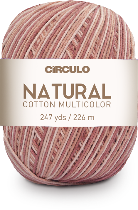 Círculo Natural Cotton Multicolor 4/6 – Bombažna preja (226 m / 200 g)