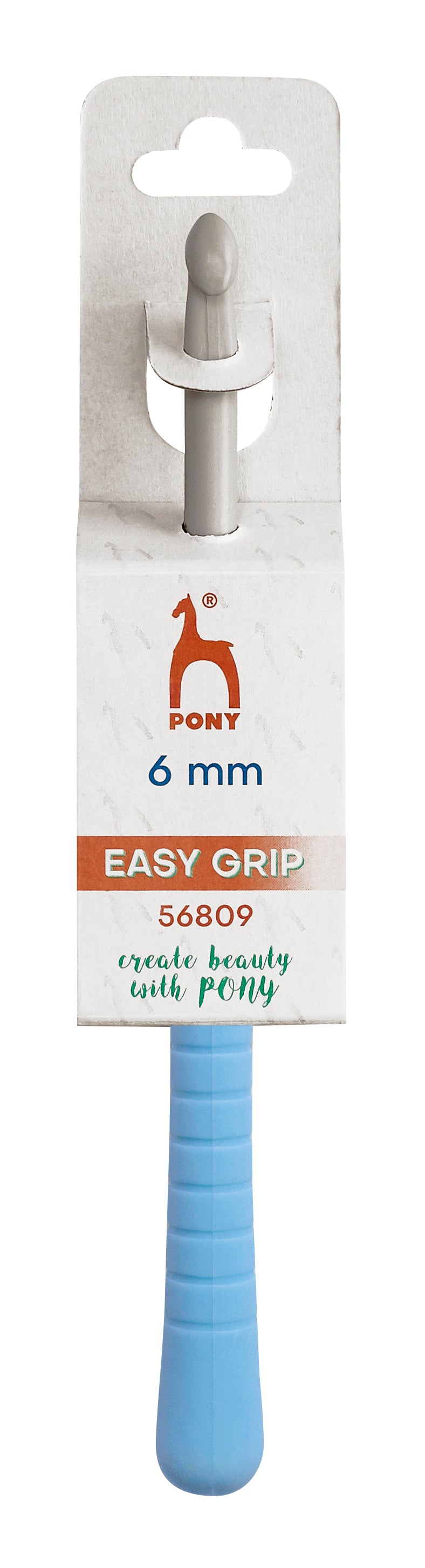 Pony Easy Grip Aluminium Crochet Hooks – 2 to 10 mm, 6.00 mm
