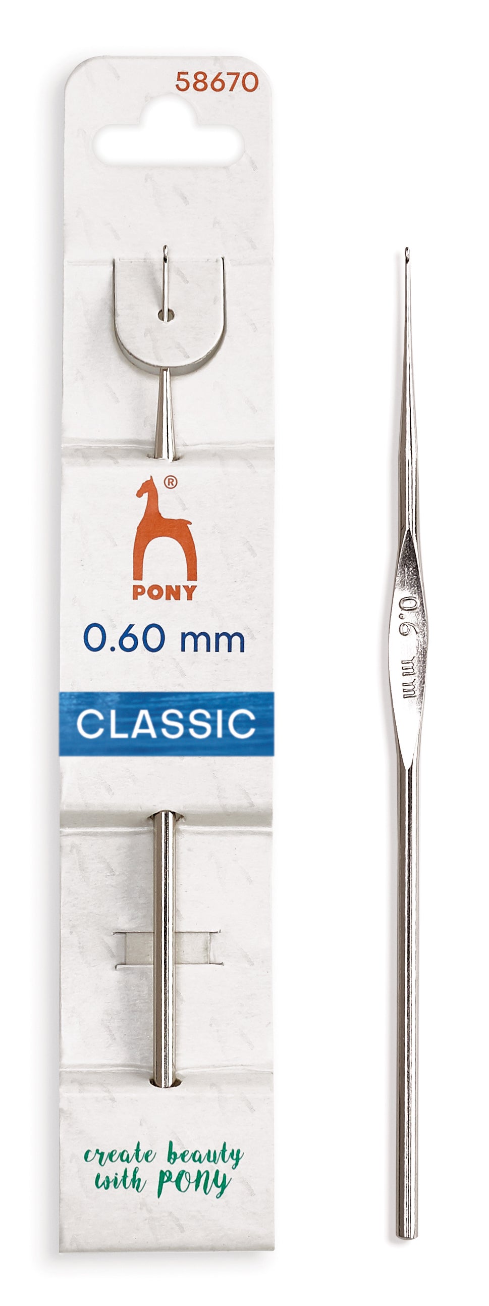 Pony jeklene kvačke – 12 cm