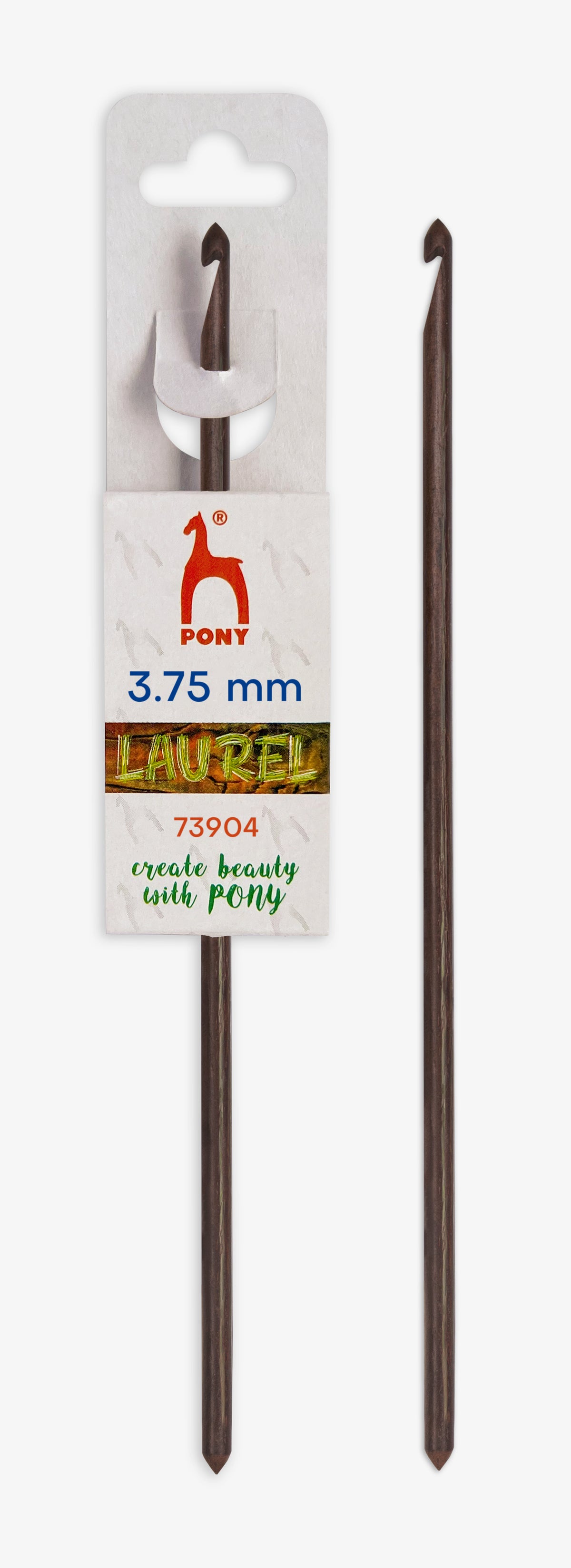 Pony Laurel Crochet Hooks – 15 cm, 3.75 mm