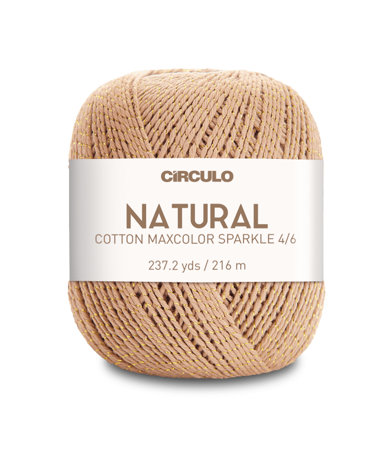 Círculo Barroco Maxcolor Sparkle – Cotton Yarn with Metallic Shine (200g) - Leo Hobby