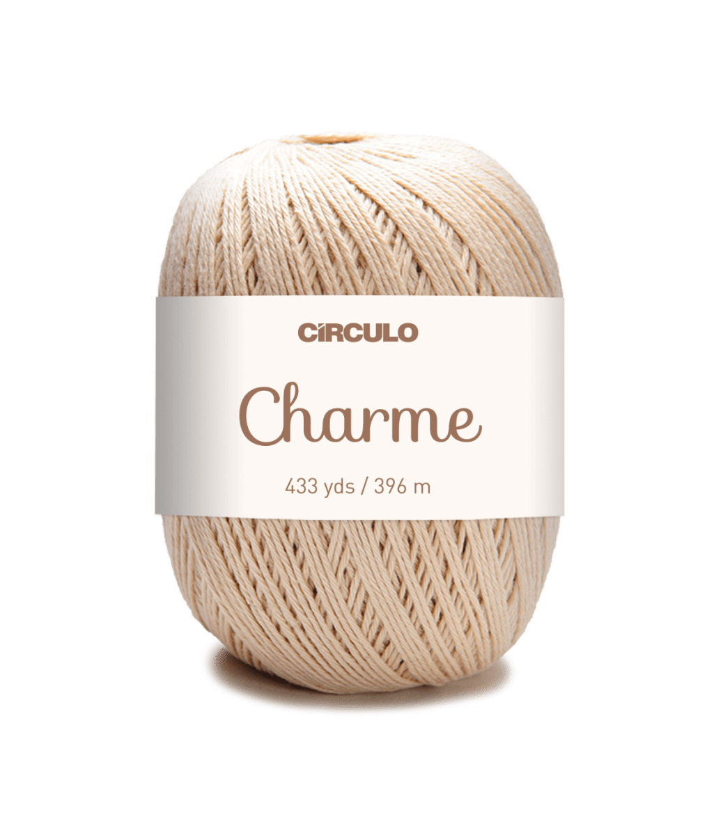 Circulo CHARME - 100% mercerized Brazilian Cotton Yarn 396m/150g - Leo Hobby