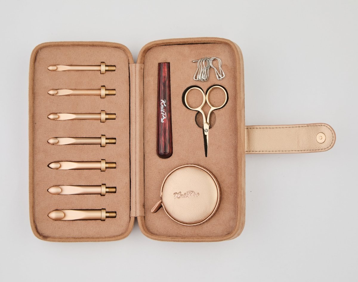 KnitPro Oasis Chunky Interchangeable Crochet Hook Set (5.5–10.0 mm) - Leo Hobby