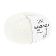 Lang Yarns Alpaca Soxx 4-ply Yarn, 390m / 100g – White (0002)