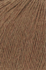 Lang Yarns Alpaca Soxx 4-ply Yarn, 390m / 100g – Brown Mélange (0168), yarn texture