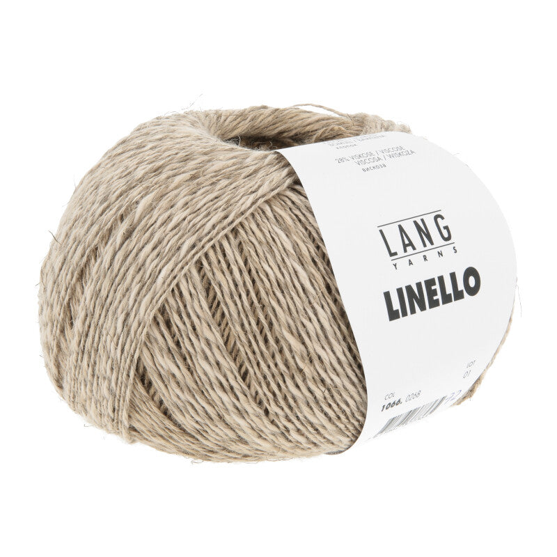 Lang Yarns Linello – 100g / 280m – Brown (0268)