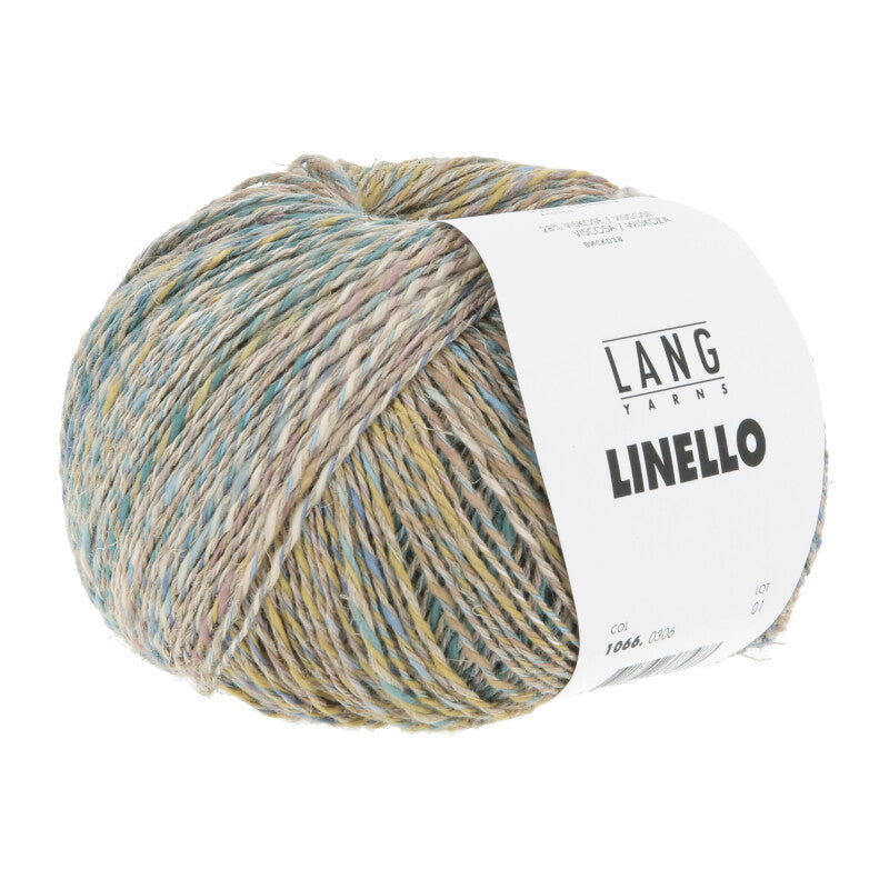 Lang Yarns Linello – 100g / 280m – Indigo/Petrol/Olive (0306)