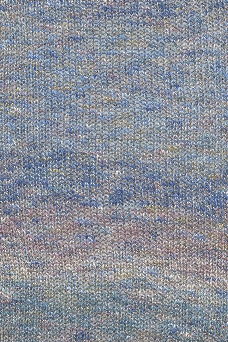 Lang Yarns Linello – 100g / 280m – Indigo/Petrol/Olive (0306) – detail