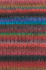 Lang Yarns Cloud Yarn, 260m / 100g – Bordeaux/Green/Blue (0005), yarn texture