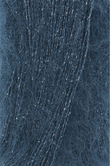 Lang Yarns Lace Lamé – 25g / 310m – Steel Blue (0010) – detail