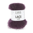 Lang Yarns Lace Lamé – 25g / 310m – Eggplant (0080) – B view