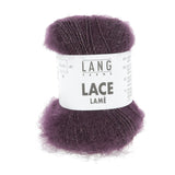 Lang Yarns Lace Lamé – 25g / 310m – Eggplant (0080) – B view