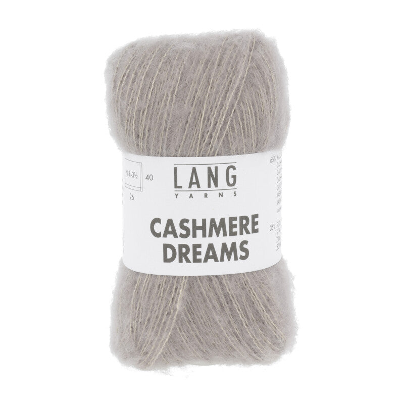 Lang Yarns Cashmere Dreams Yarn, 290m / 25g – Beige (0026)