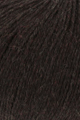 Lang Yarns Alpaca Soxx 6-ply Yarn, 390m / 150g – Dark Brown Mélange (0068), yarn texture