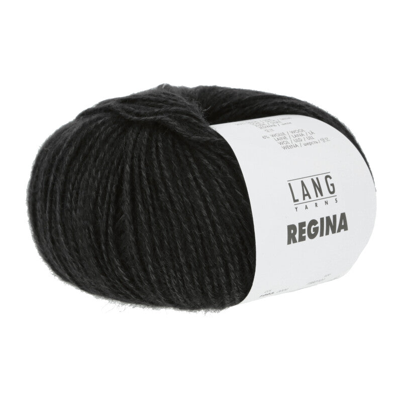 Lang Yarns Regina – 50g / 175m – Black (0004)